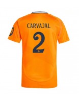 Real Madrid Daniel Carvajal #2 Vieraspaita 2024-25 Lyhythihainen